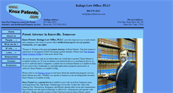 Desktop Screenshot of knoxpatents.com