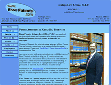 Tablet Screenshot of knoxpatents.com